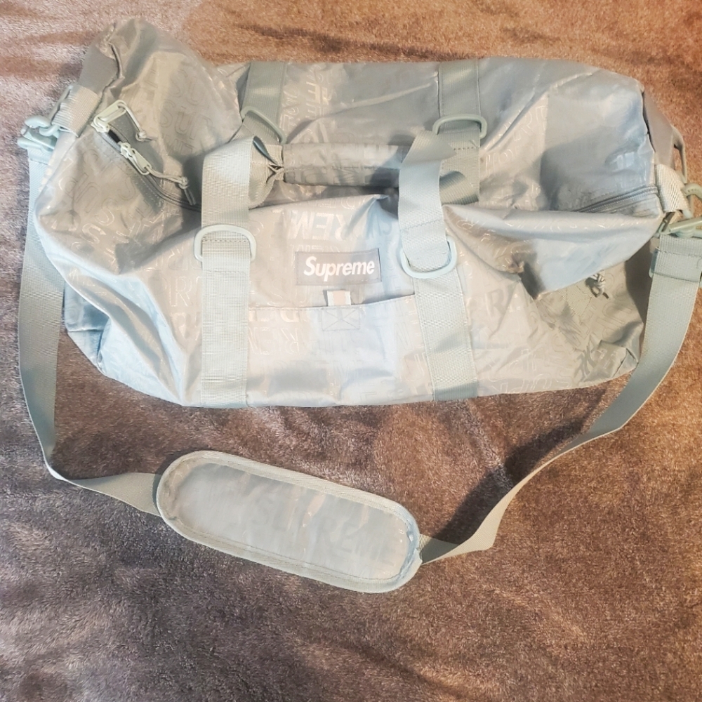 Supreme Duffel Bag Teal/Cyan SS17